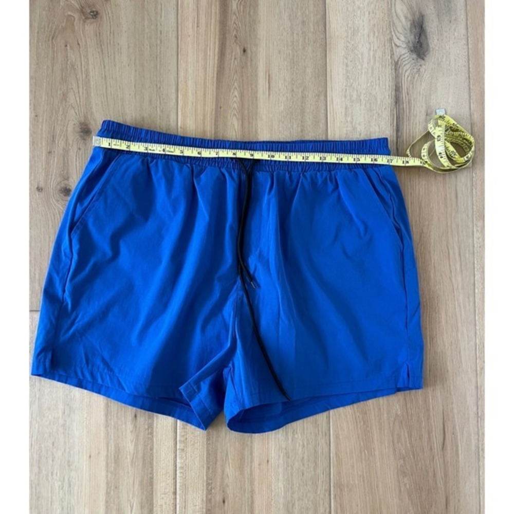 Mens Athletic Swim Trunks Bundle Blue Olive Burgundy Quick Dry Shorts Set L - Picture 3 of 8